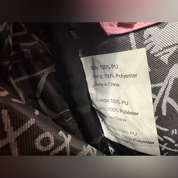 Betsey Johnson Convertible Mini Backpack Crossbody Black White Pink Floral XO - Picture 14 of 14